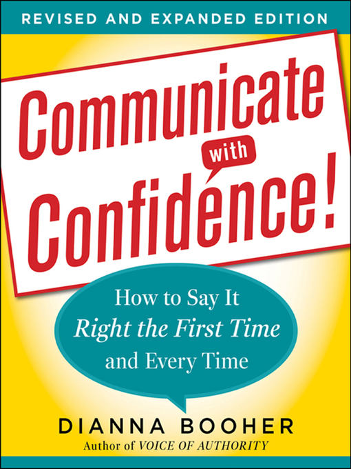 Cover image for Communicate with Confidence